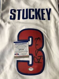 Rodney Stuckey Signed Pistons Adidas Stitched Authentic NBA Jersey PSA/DNA COA