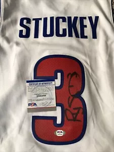 Rodney Stuckey Signed Pistons Adidas Stitched Authentic NBA Jersey PSA/DNA COA - Picture 1 of 7