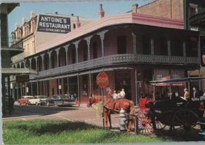 Antione's Restaurant Old Cars New Orleans Continental Chrome Postcard - Picture 1 of 2
