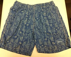 Tommy Bahama Men's Blue Swim Trunks Size L Large Swimwear - Picture 1 of 4