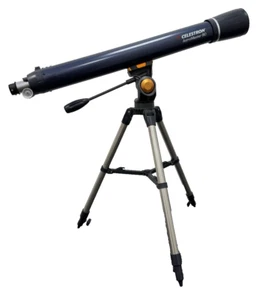 Celestron AstroMaster 90AZ Telescope Model 22069 D=90mm FL=1000mm F/11 - Picture 1 of 24