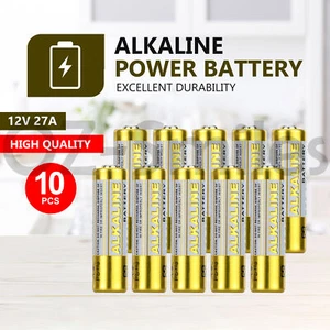 10x OZ 27A 12V MN27 LR27 A27 L828 V27GA Alkaline Battery Garage Car Remote Alarm - Picture 1 of 5