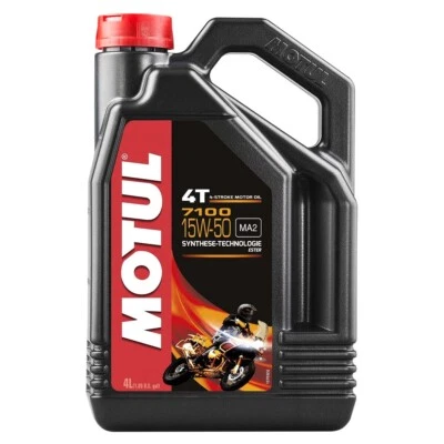 Aceite De Motor MOTUL 109385 7100 15W-50 4T 4L - Imagen 1 de 3