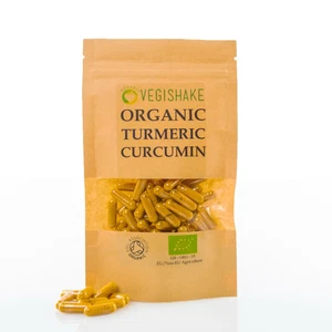 Organic Turmeric Curcumin Extract 8:1 Joints Mobility Anti-inflammatory Skin - Picture 1 of 10
