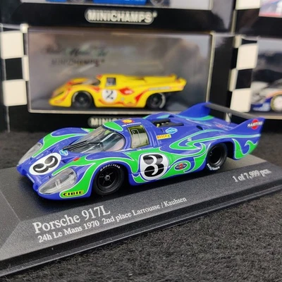 MINICHAMPS PORSCHE 917 L HIPPIE 2ND PLACE 24H LE MANS 1970 #3  1:43 EN BOITE - Photo 1/4