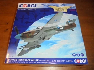CORGI AA39704 1/72 HURRICANE MK. IIc TROPICAL RAF 34 SQD AS MARINO BALLENA RARO - Imagen 1 de 9