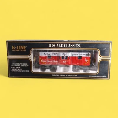 K-Line K612-1771 O Gauge Nickel Plate Road Bay Window Caboose #425 - Image 1 of 4