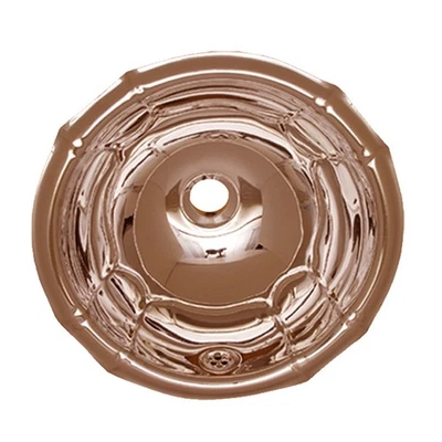 Whitehaus WH613CBL 14-1/2" Circular Acero Inoxidable Drop In - Cobre Foto 1 de 2