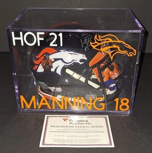 Peyton Manning Signed Autographed Mini Helmet "HOF 21" Denver Broncos Fanatics  - Picture 1 of 7