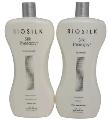 (2-Pack) BIOSILK Silk Protein Therapy Botanical Herb SHAMPOO 1006ml Made in USA - Image 1 of 4
