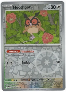 Hoothoot #077/131 SV: Prismatic Evolutions Reverse Holo - Pokemon - Picture 1 of 2
