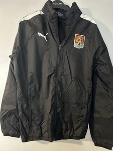 Men’s Black Northampton Town FC Coat Size Us S 34/36 Approx - Picture 1 of 5