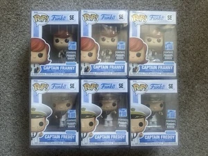 Funko Fundays 2025 (3) Captain Franny & (3) Captain Freddy New w/ protectors - Picture 1 of 1