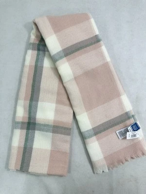 Old Navy 100% Polyester Pink Checkered Scarf 74x25 NWT - Image 1 of 3