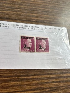 Hitlers Third Reich Germany 1944, Set Of 1. SG M896 “Military Field Post”. - Picture 1 of 6