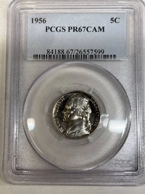 P Jefferson 1956 níquel graduación profesional cámara Pr-67 Foto 1 de 2