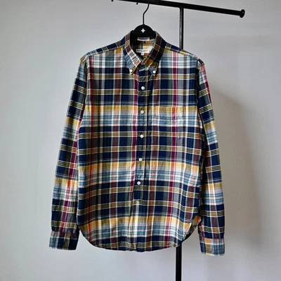 Engineered Garments "19th Century BD Shirt" madras plaid, made in USA,  S - Image 1 of 4
