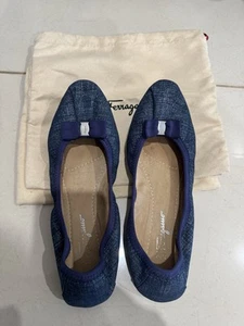 Salvatore ferragamo Ballet Denim Shoes - Picture 1 of 8