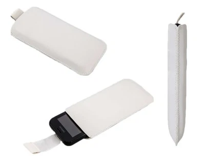 caseroxx Slide-Caso per Nokia 222 in bianco fatto di finta pelle - Immagine 1 di 2