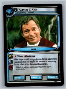 Star Trek CCG 2E James T. Kirk, Living Legend #5 P 28 Promo TCG Fractured Time - Picture 1 of 2