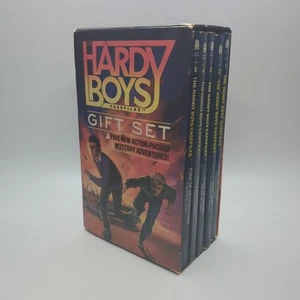 The HARDY BOYS Casefiles Series Gift Set Books 1, 2, 3, 4 & 5 Paperback VTG 80's - Foto 1 di 5