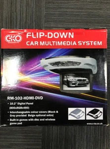 C-KO 10,2" Flip Down Auto Dachhalterung DVD Monitor System RM-102-HDMI-DVD - Bild 1 von 7