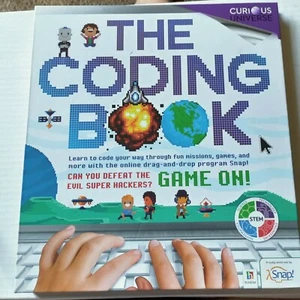 The Coding Book Curious Universe by Snap!2018 Hinkler Publishing STEM Homeschool - Picture 1 of 2