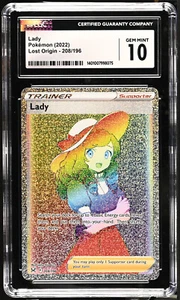 Pokemon Lady Lost Origin Geheimnis seltene vollständige Kunst #208 CGC 10 Edelsteine neuwertig - Bild 1 von 2