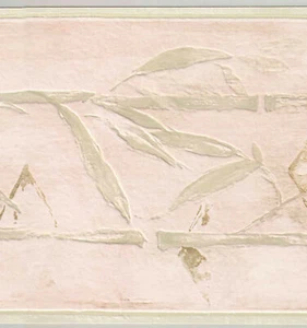 ORIENTAL BAMBOO WALLBORDER PAPER B0433 - Picture 1 of 2
