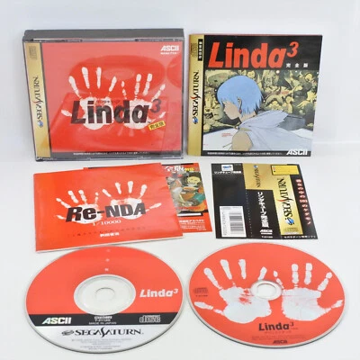 Sega Saturn LINDA 3 CUBE KANZEN BAN Spine 6250 ss - Image 1 of 4