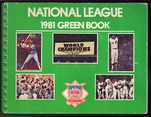 1981 National League Major League Baseball Green Book - Picture 1 of 2