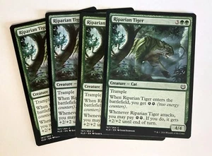 Tigre Ripariana (4) Kaladesh quasi nuovo MTG Magic the Gathering - Foto 1 di 1