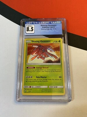 2017 Pokemon Shining Genesect #9/73 - Shining Legends - Rare Holo - MINT CGC 8.5 - Image 1 of 2