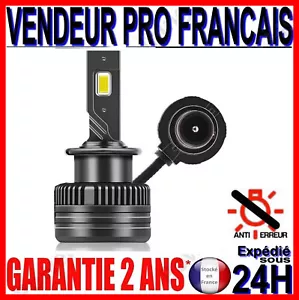 LAMPE LED D2S D2R VENTILE BLANCHE XENON 6500K POUR FEU VOITURE ANTI ERREUR 140W - Foto 1 di 8