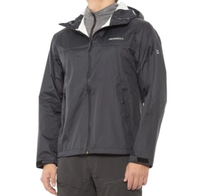 Chaqueta impermeable ligera Merrell Fallon para hombre negra 2XL ¡NUEVA CON ETIQUETAS ENVÍO GRATUITO! Foto 1 de 3
