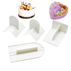 4 Pezzi Cazzuola Attrezzi per Decorazione Torte Forniture da Forno per Panettieri Casa - Foto 1 di 12