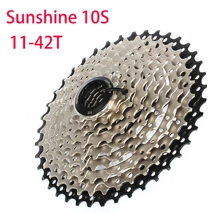 Sunshine 10 Speed 11-42T/11-46T/11-50T MTB Bike Cassette Fits Shimano 10S New - Picture 1 of 17