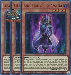 Yugioh! 3x Leraje el Dios del Tiro con Arco GFP2-EN031 Ultra Raro 1a Edición Casi Nuevo - Imagen 1 de 1