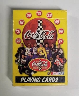 Coca Cola NASCAR Playing Cards - FACTORY SEALED - Image 1 of 4