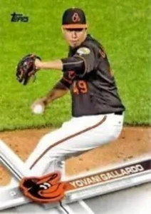 2017 Yovani Gallardo #308 Baseball Card (Topps) - Picture 1 of 1