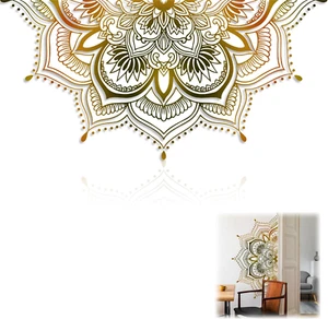 Wandtattoo Blumen Wandaufkleber Mandala Selbstklebend Wandsticker Schlafzimmer G - Bild 1 von 7