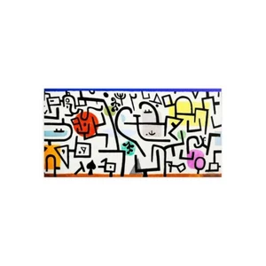 Impresión En Lienzo En Papel Póster O Cuadro Paul Klee Rich Harbour (Detalle) - Imagen 1 de 2