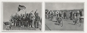 46/589 SAMMELBILD DDR 1954 FRIEDENSFAHRT FAHRRAD PICOT BERLIN - KINDER HÄNGER - Bild 1 von 2