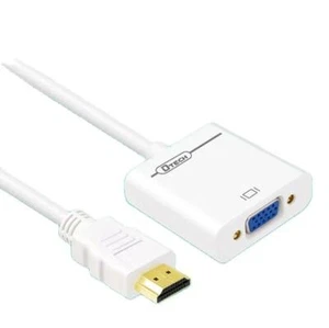 Dtech Vga to Hdmi Cable Male to Female Vga to Hdmi Cable with Audio - Picture 1 of 3