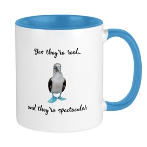 CafePress Blue Footed Booby Mugs 11 oz Ceramic Mug (378434631) - Picture 1 of 37