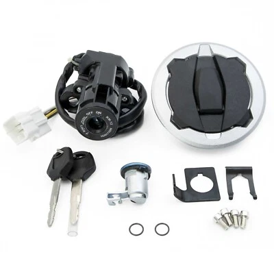 Juego de llaves de cubierta de bloqueo de interruptor de encendido 17+ aptas para Kawasaki Ninja 650 Z650 EX650 Foto 1 de 4