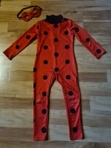 Kinder Mädchen Karneval Overall Sets Ladybird Ladybug Kostüm Perück Cosplay - Bild 1 von 3