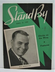 1936 Stand By Magazine Bill Meredith Cover WLS Radio Prairie Farmer Chicago - Imagen 1 de 2