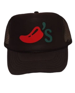 Chili's Snapback, Meshback Trucker Black Hat - Picture 1 of 1
