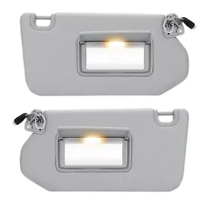 Front Left & Right Sun Visor with Light For 2013-2018 Nissan Pathfinder R52 Wago - Picture 1 of 11